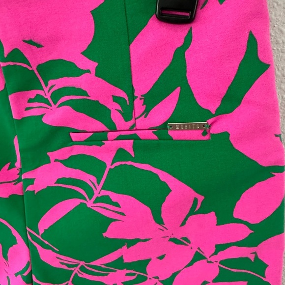 Vibrant Pink and Green Floral Blazer by [Brand] - Picture 12 of 13